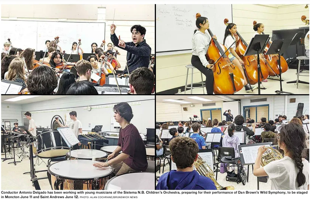 Sistema NB Children's Orchestra to perform Dan Brown's Wild Symphony
